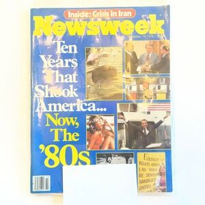 Vintage Newsweek Magazine November 19 1979 Ten Years That Shook America 70s 80s